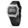 022063 ICE digit retro - Black silver  (Small)