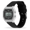022063 ICE digit retro - Black silver  (Small)