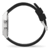 022735 ICE digit retro - Metal silver mirror - Black (Small)