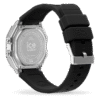 022735 ICE digit retro - Metal silver mirror - Black (Small)