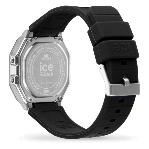 022063-ice-digit-retro-black-silver-04 (1) 022735 ICE digit retro - Metal silver mirror - Black (Small)