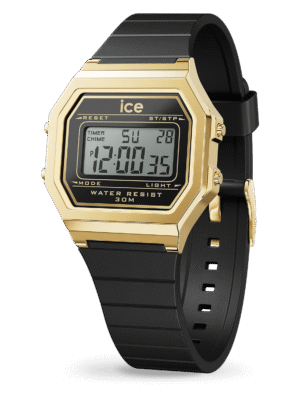 022064 ICE digit retro - Black gold ( Small)