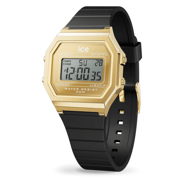022731-ice-digit-retro-metal-gold-mirror-black-01 (1) 022731 ICE digit retro - Metal gold mirror - Black - (Small)