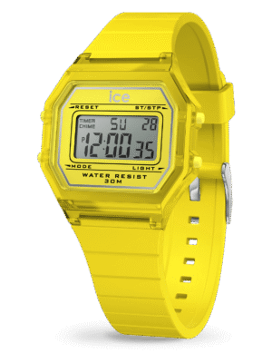 022891 ICE digit retro - Electric yellow - Clear(Small)