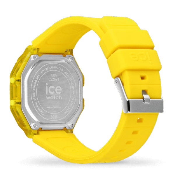 022891 ICE digit retro - Electric yellow - Clear(Small)