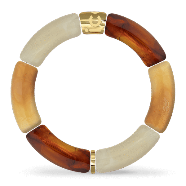 023544-ice-jewellery-bella-bracelet-warm-brown-orange-gd 023544 ICE - Jewellery - Bella bracelet - Warm brown orange