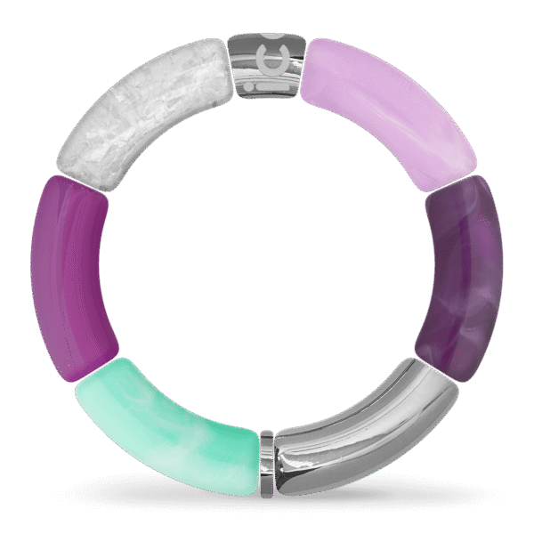 023557-ice-jewellery-bella-bracelet-turquoise-purple-silver-sr ICE - Jewellery - Bella bracelet - Turquoise purple SR