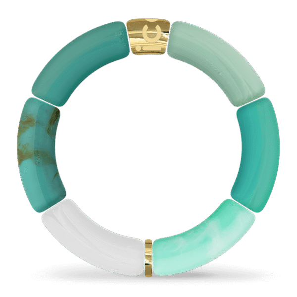 023568-ice-jewellery-bella-bracelet-green-shades-gd 023568 ICE - Jewellery - Bella bracelet - Green shades
