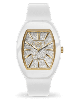024033 ICE boliday - Dome - White glitter gold(Small)