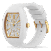 024033 ICE boliday - Dome - White glitter gold(Small)