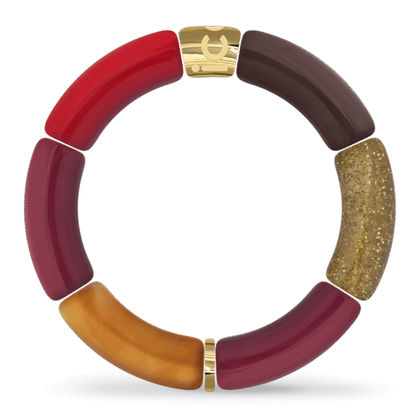024176-ice-jewellery-bella-bracelet-cranberry-red-gd 024176 ICE - Jewellery - Bella bracelet - Cranberry red