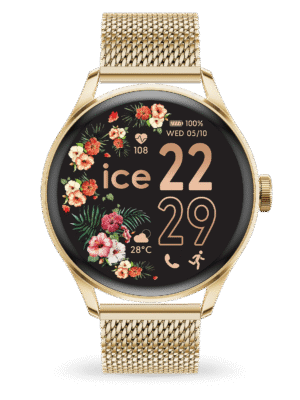 024655 ICE smart 2.0 - Gold - Milanese band - 1.2  AMOLED