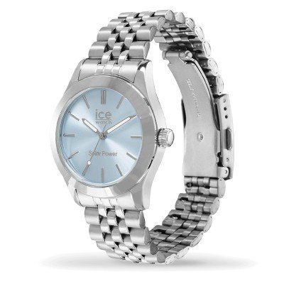 023789 ICE steel - Silver light blue(Small)
