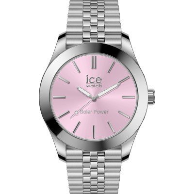 ice-watch-023790-ice-steel-solar-17192870 023790 ICE steel - Silver light pink(Small)