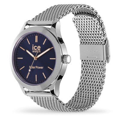 ice-watch-023794-ice-steel-solar-17424074 (1) 023794 ICE steel - Silver dark blue - Milanese(Medium)