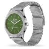 023796 ICE steel - Silver green - Milanese(Medium)