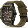 024369 ICE boliday - Khaki black skel - Steel(Medium)